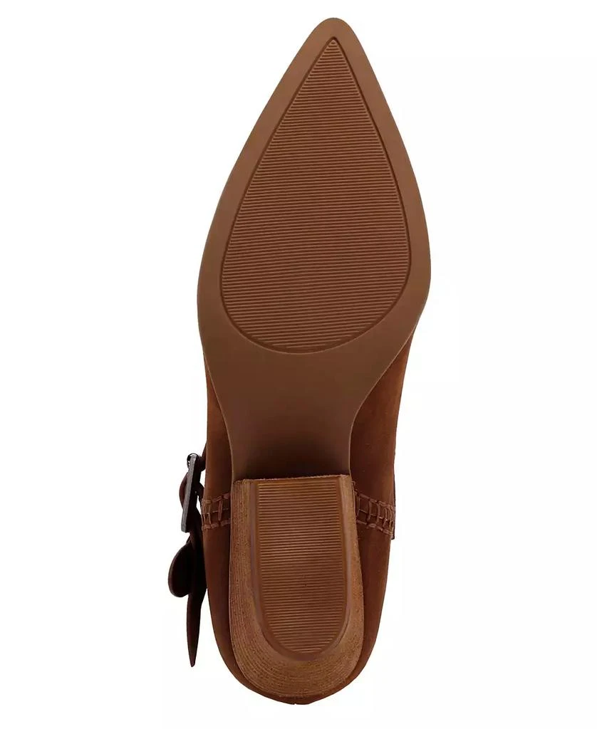 MIA Women's Clement Stacked Heel Western Prairie Booties 5