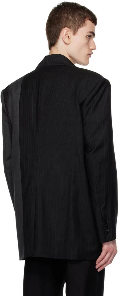 Feng Chen Wang Black & Gray Multi Paneled Blazer 3