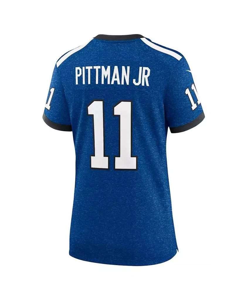NIKE Women's Michael Pittman Jr. Royal Indianapolis Colts Indiana Nights Alternate Game Jersey 4