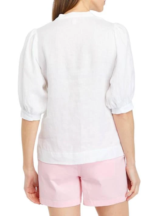 Lilly Pulitzer Pulitzer Womens Mialeigh Linen Top 2