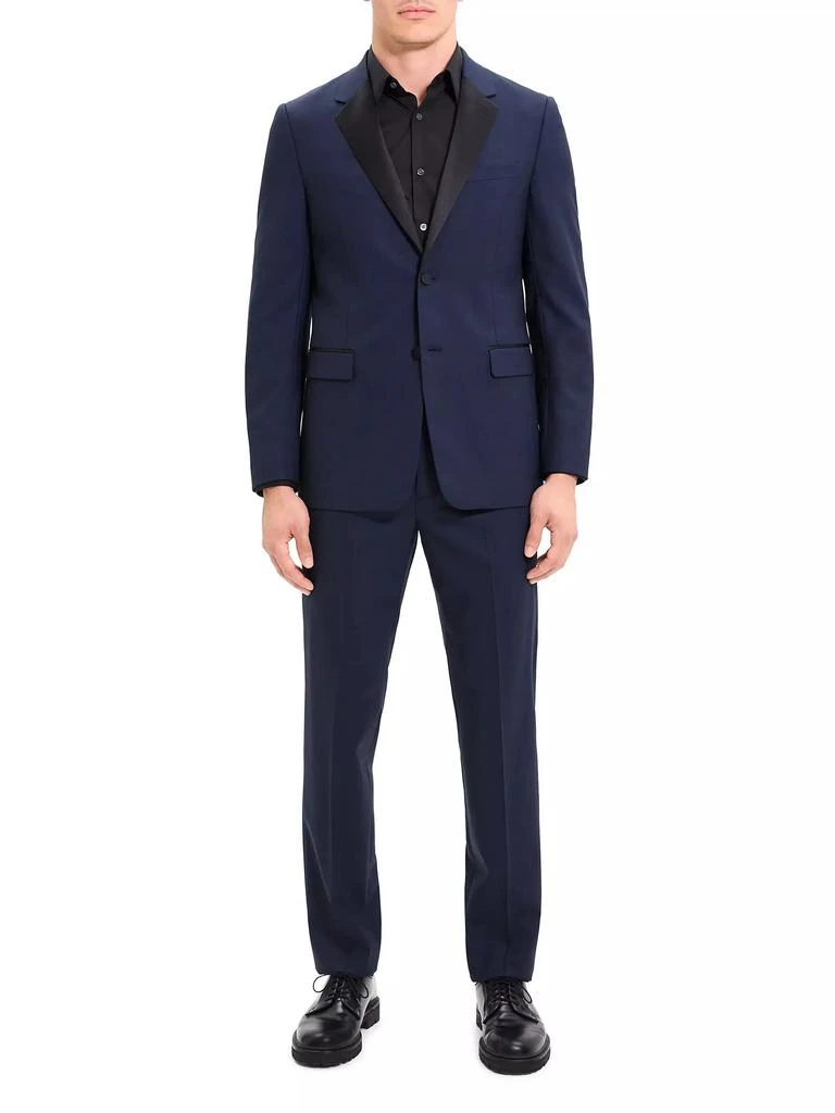 Theory Chambers Wool Two-Button Tuxedo Jacket 2