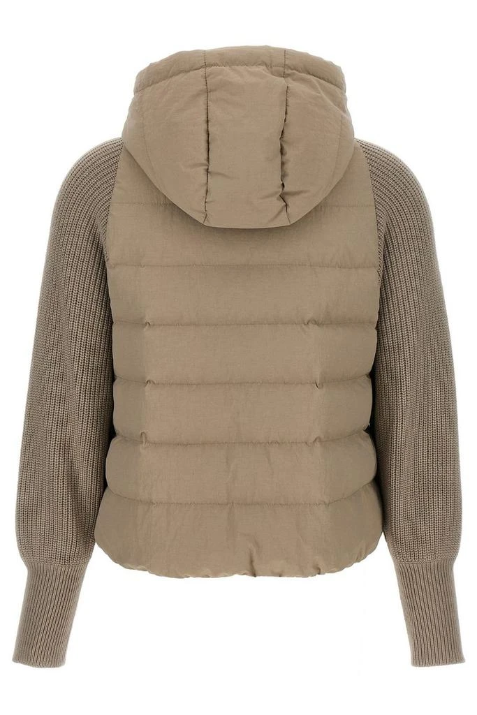 Brunello Cucinelli Brunello Cucinelli Zip-Up Hooded Puffer Jacket 2