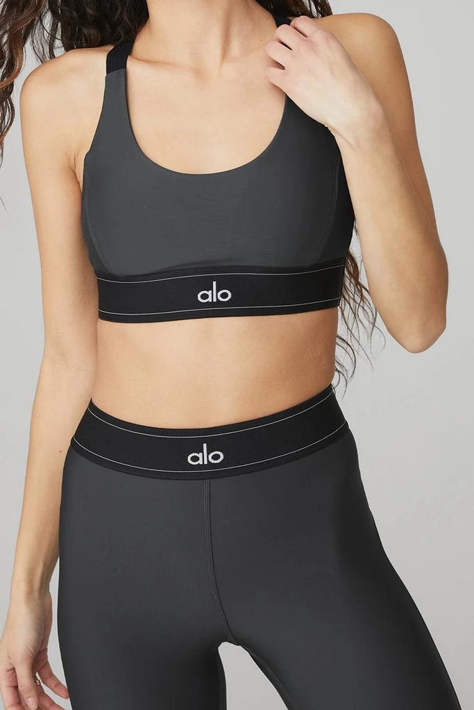 Alo Airlift Suit Up Bra - Macadamia/White 4