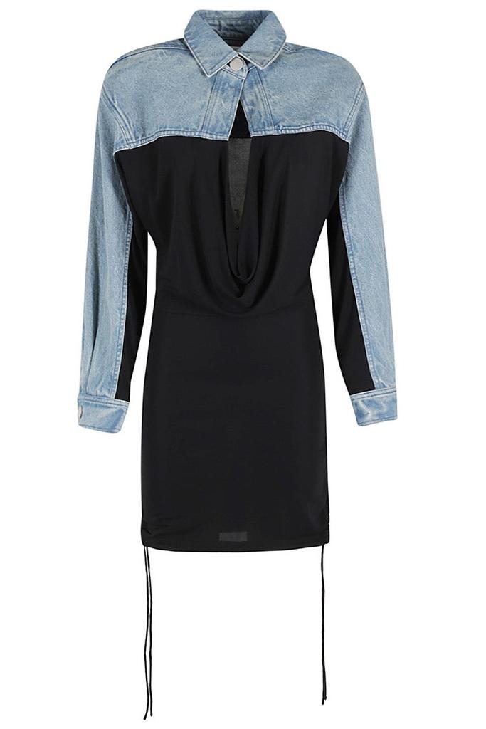Christopher Esber Deconstruct Denim Cummerbund Shrt