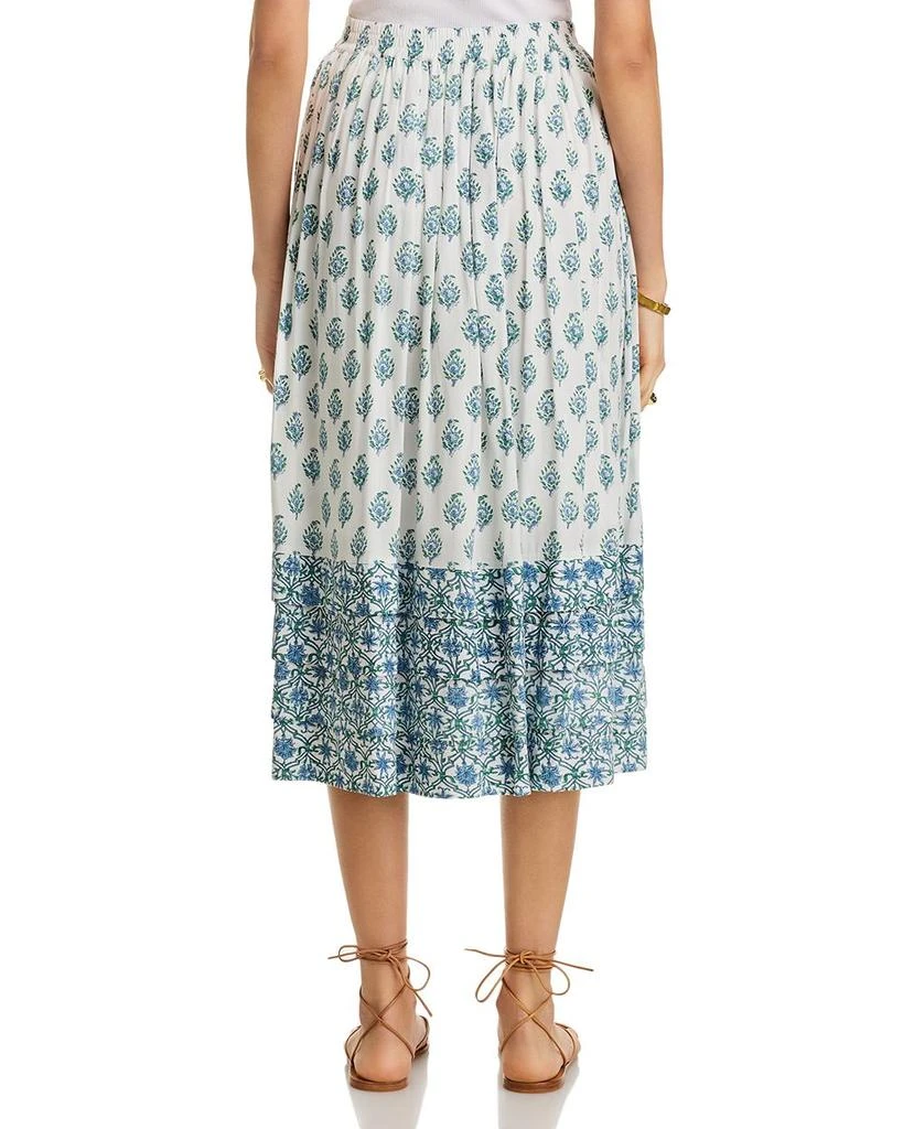 AREA Block Print Midi Skirt 3