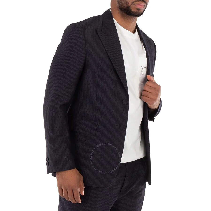 Fendi Ff Motif Long Sleeve Wool Jacket 2