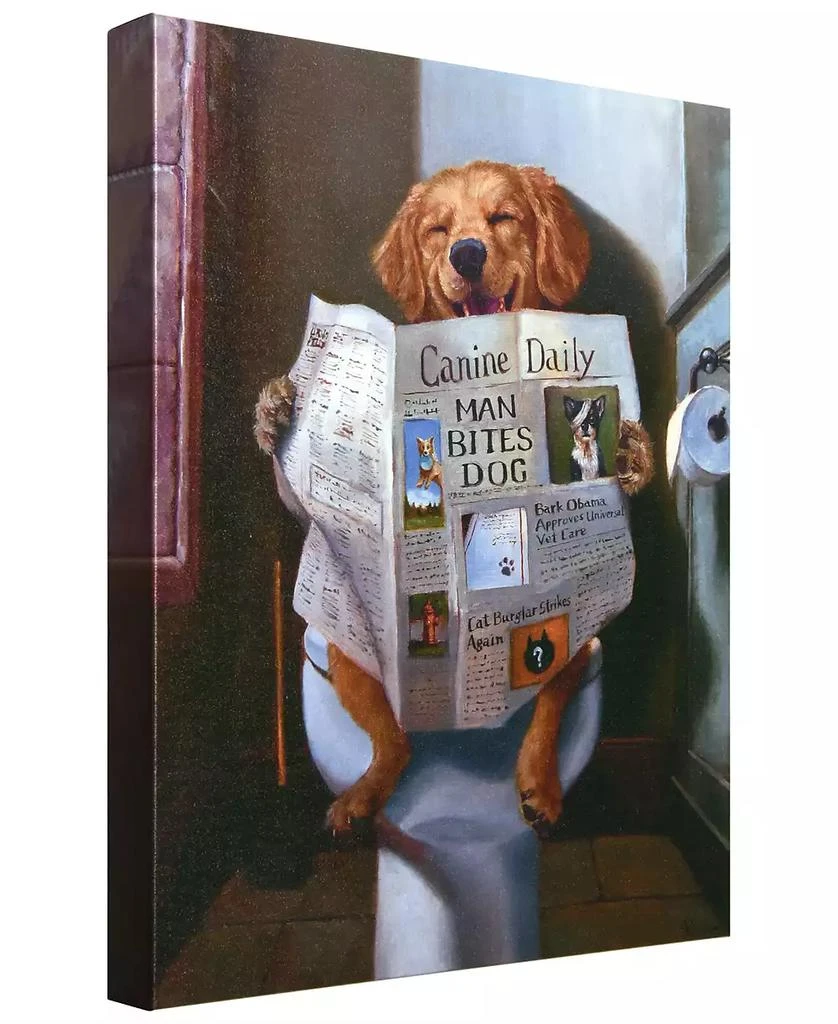 Empire Art Direct 
Dog Gone Funny
 Graphic Art Print On Wrapped Canvas Wall Art, 20" x 16" 2