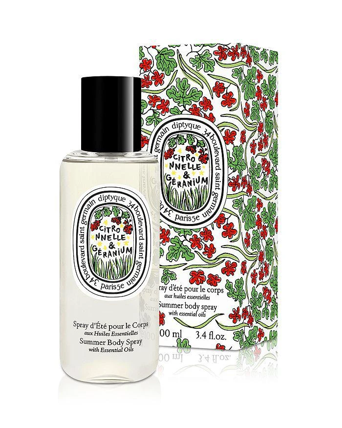 Diptyque Citronnelle (Lemongrass) & Geranium Summer Body Spray 3.38 oz. 2