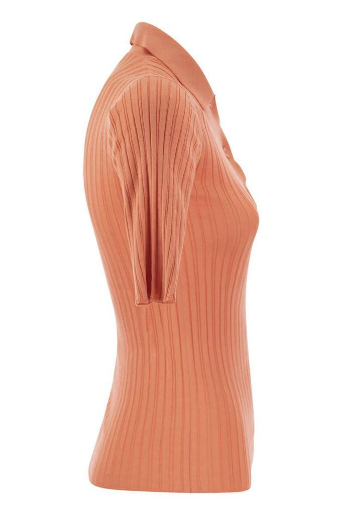Fabiana Filippi Fabiana Filippi Silk And Cotton Blend Polo Shirt 3