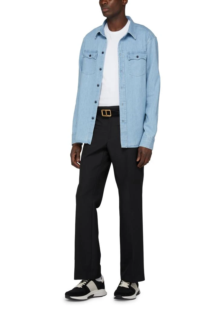Tom Ford Western shirt in denim 6