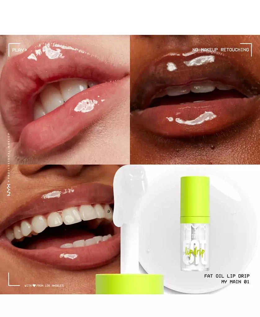 NYX Professional Makeup Fat Oil Lip Drip, 0.16 oz. 4