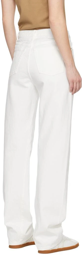 Totême White Twisted Seam Jeans 3