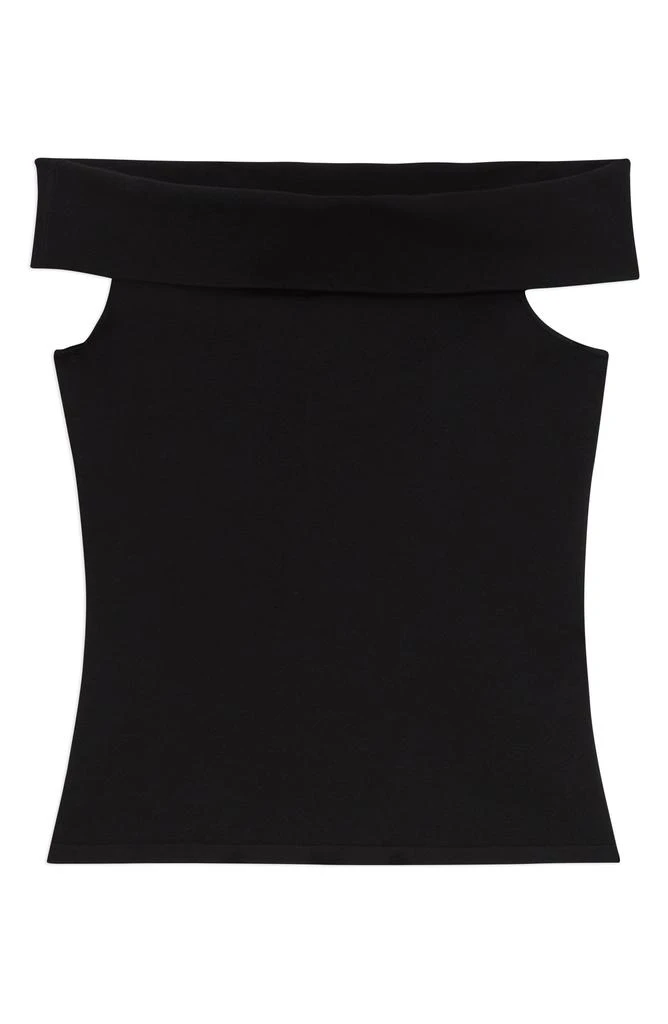 Theory Off the Shoulder Crepe Top 5