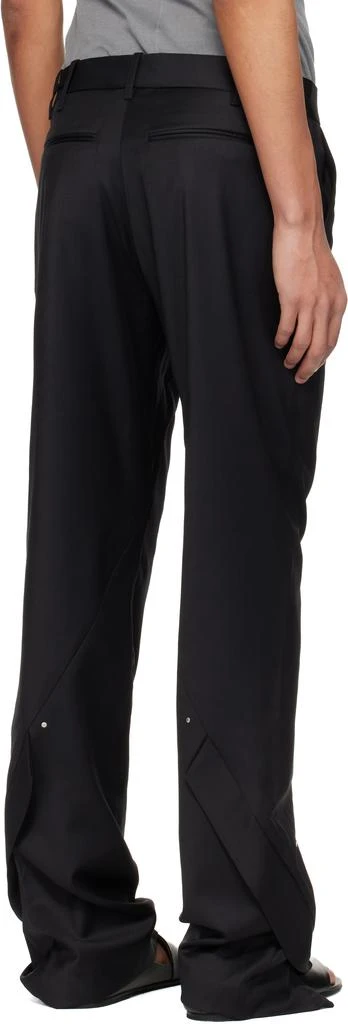 Heliot Emil Black Derby Tailored Trousers 3