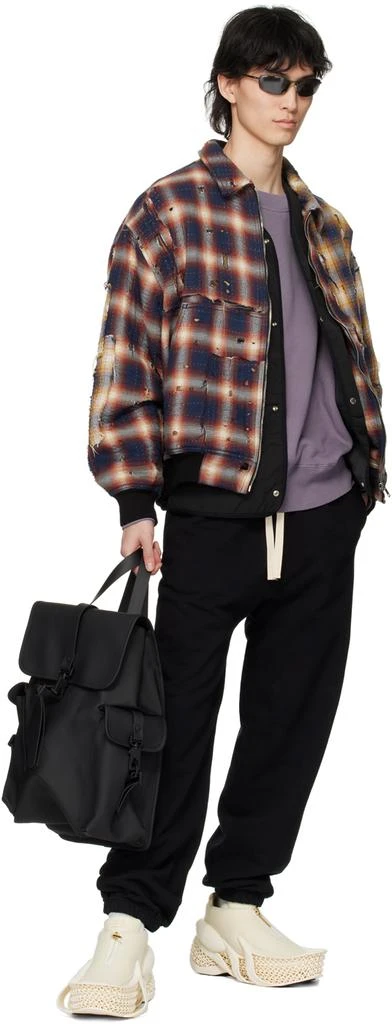 RAINS Black Rucksack Cargo Backpack 4