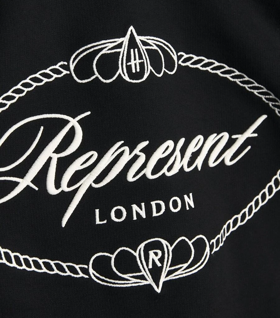 Represent x Harrods Cotton Logo Hoodie 5