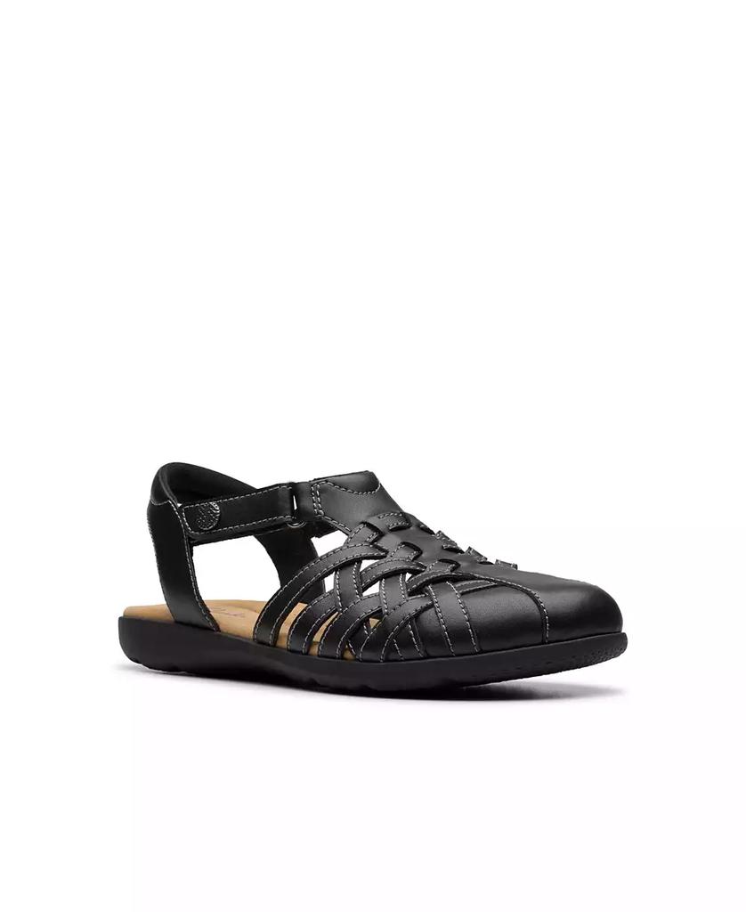 Clarks Collection Women's Elizabelle Mia Riptape Flat Sandals
