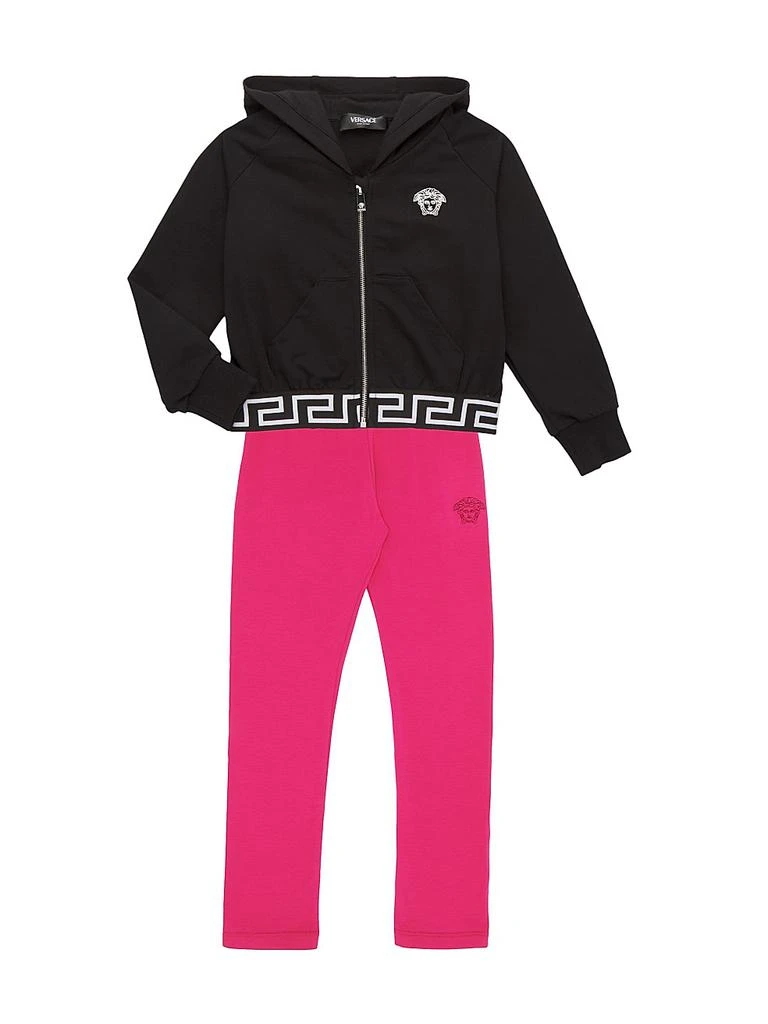Versace Little Girl
s
Girl
s Medusa Embroidered Zip-Up Sweatshirt 2