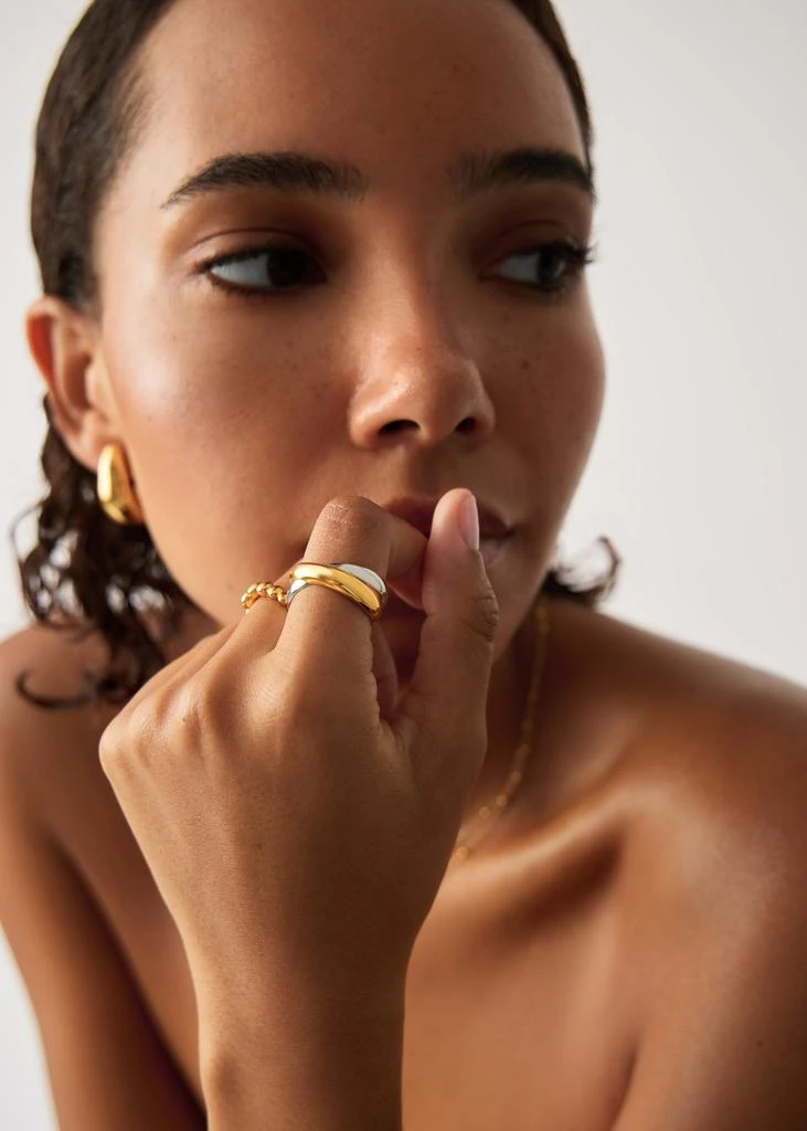 Missoma X Lucy Williams Chunky Entwine ring 4