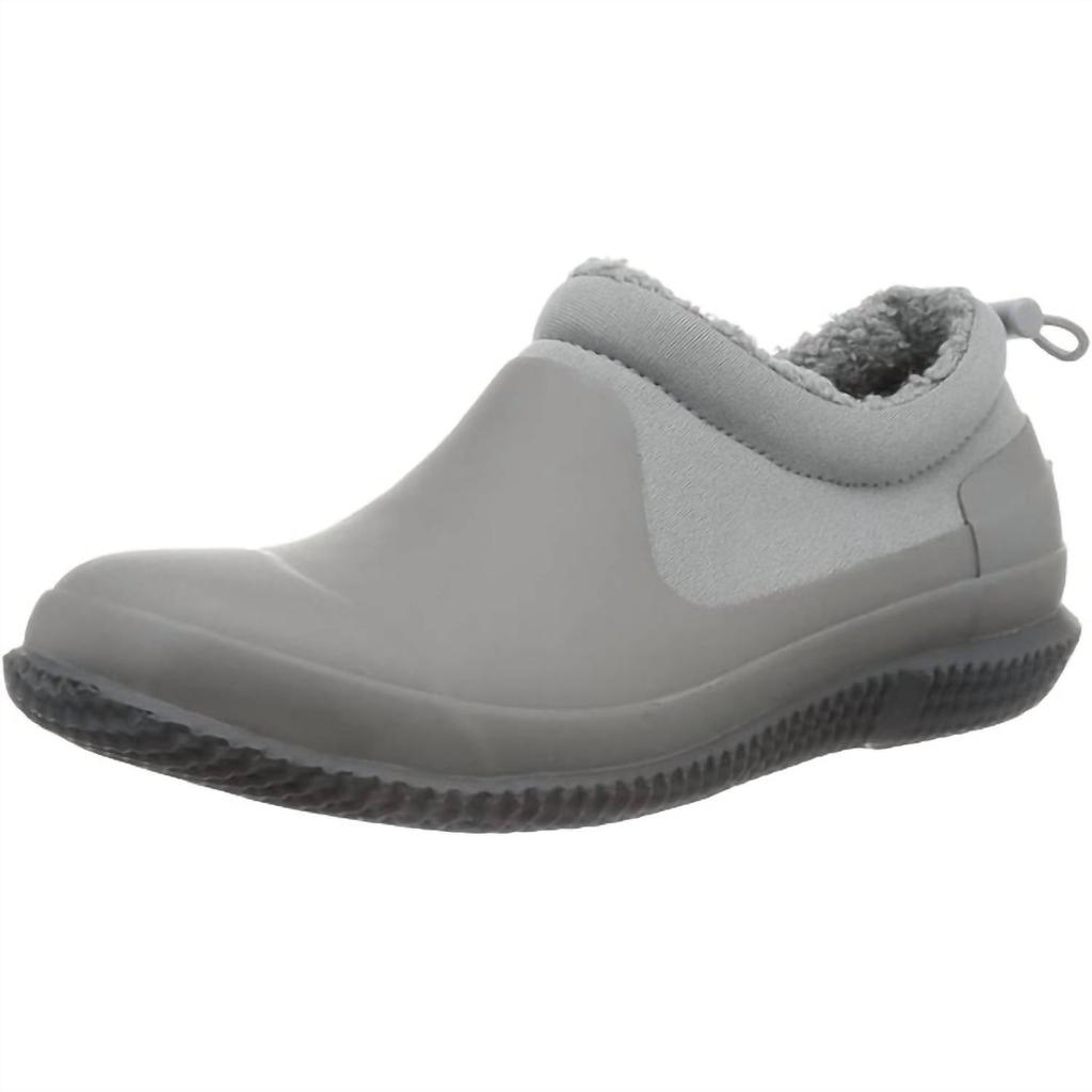 Hunter Women's Original Sherpa Shoes In Tundra Gray/docker Gray