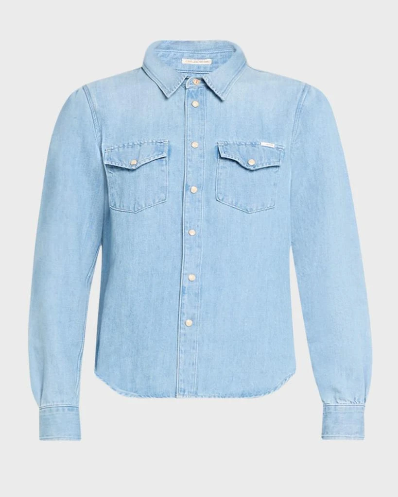 MOTHER The Gathered All My Exes Denim Shirt 1