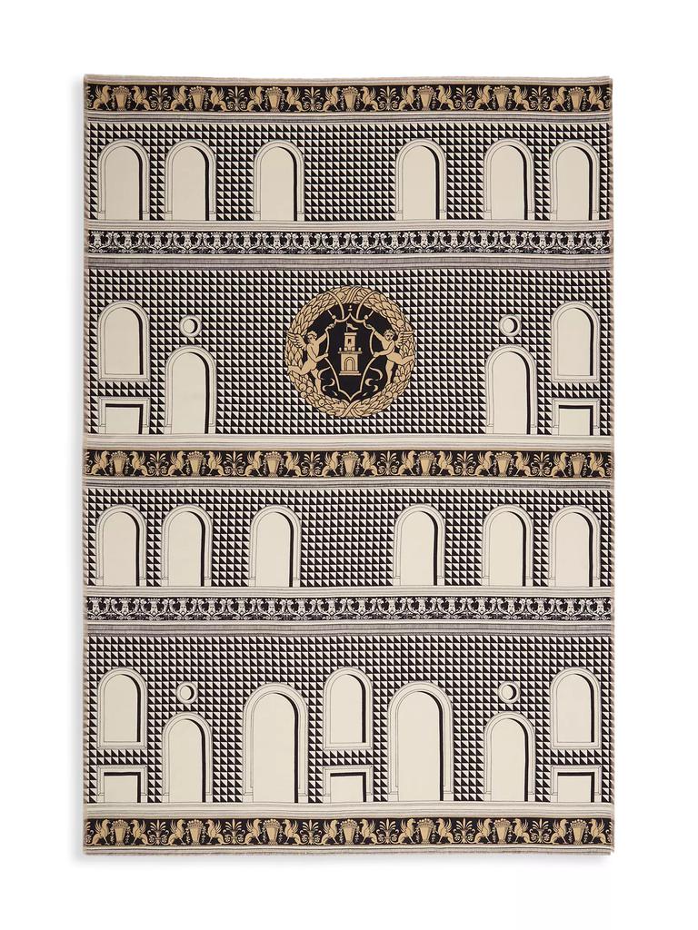 FORNASETTI Facciata Quattrocentesca Throw Blanket