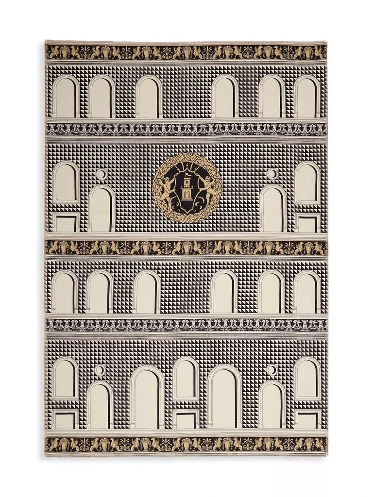 FORNASETTI Facciata Quattrocentesca Throw Blanket 1