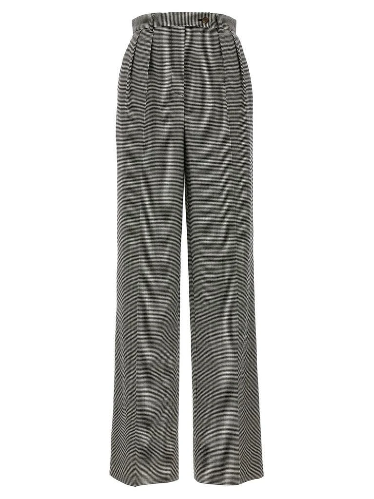 ROCHAS Rochas Houndstooth Patterned Pants 1