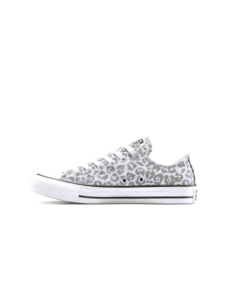 Converse Converse Chuck taylor all star leopard in barely grey/vintage white 3