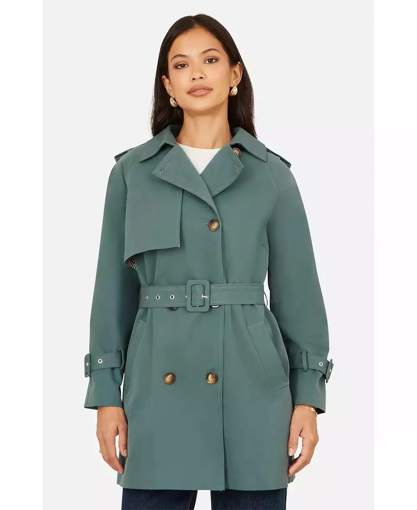 Yumi Women's Belted Trench Coat