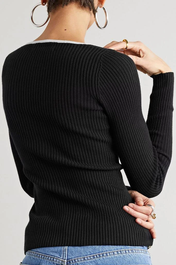 Mara Hoffman Ribbed cotton-blend sweater 3