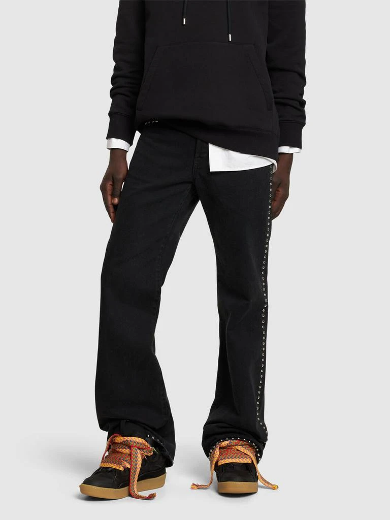 Lanvin Curb Leather Sneakers 1