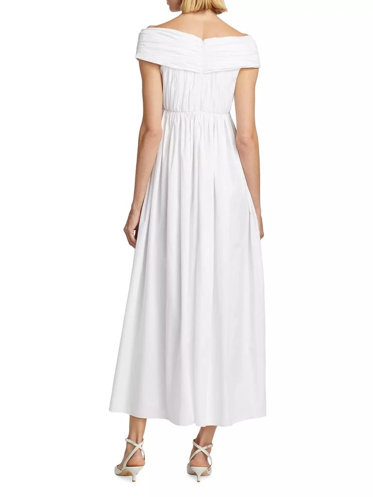 Adam Lippes Josephine Poplin Midi Dress 5