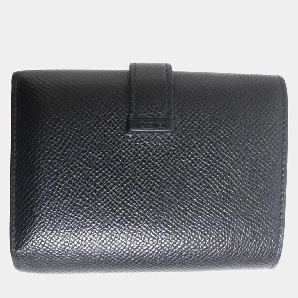 Hermes Hermes Black Leather Bearn Mini Wallet 2