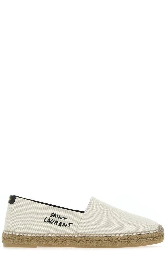 Yves Saint Laurent Saint Laurent Logo Embroidered Slip-On Espadrilles 1