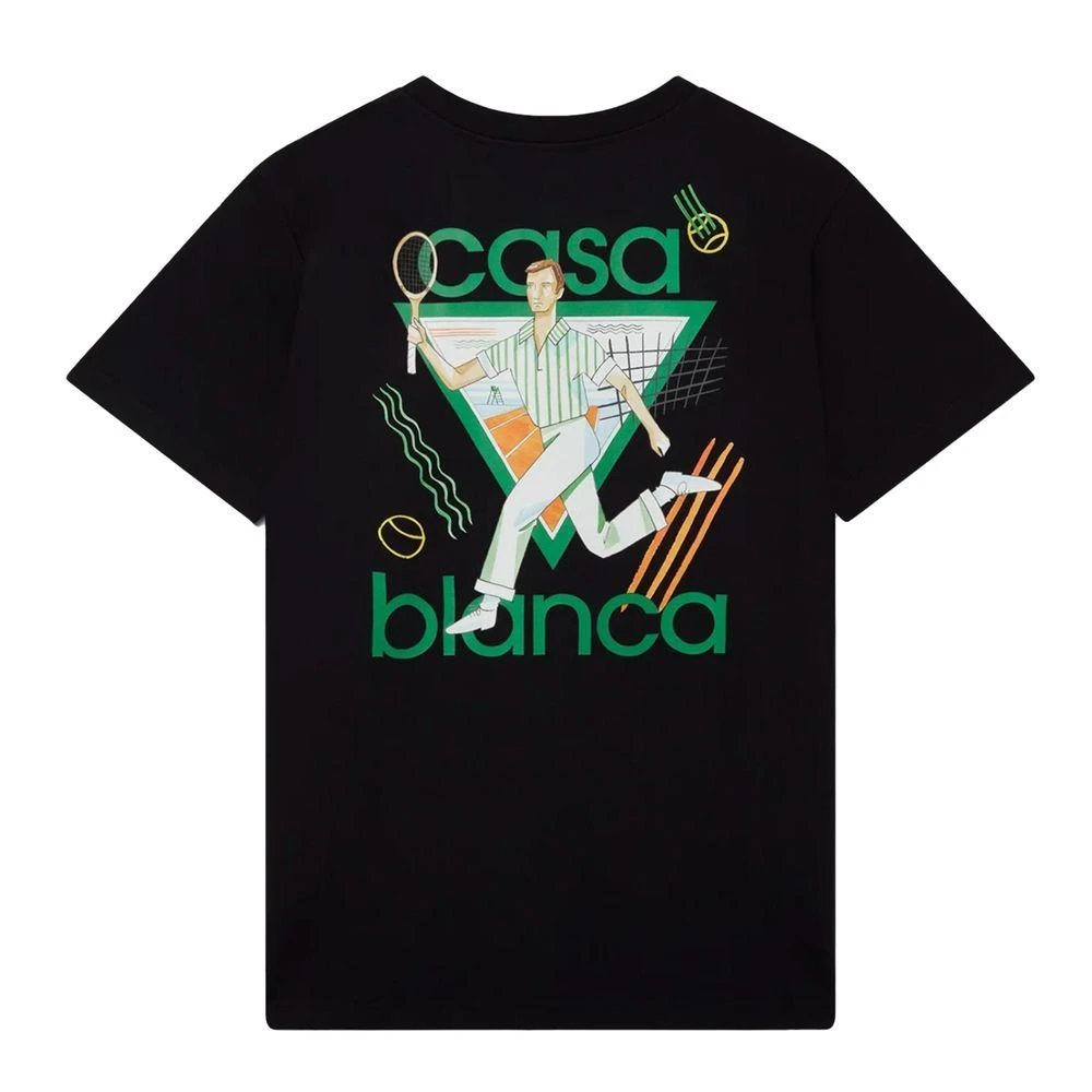 Casablanca Casablanca Black Cotton T-Shirt 2