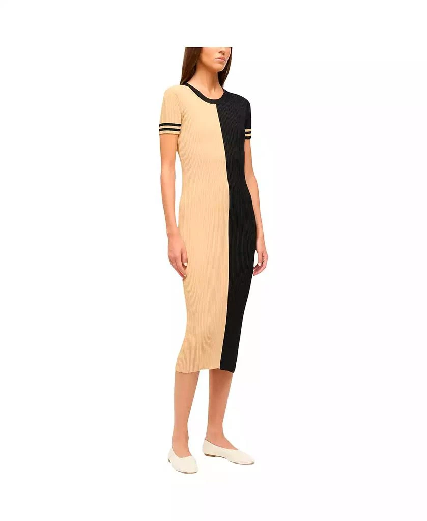 Staud Women's Gold/Black New Orleans Saints Colleen Dress 5