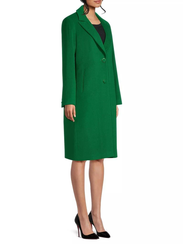Milly Wool-Blend Single-Breasted Coat 4