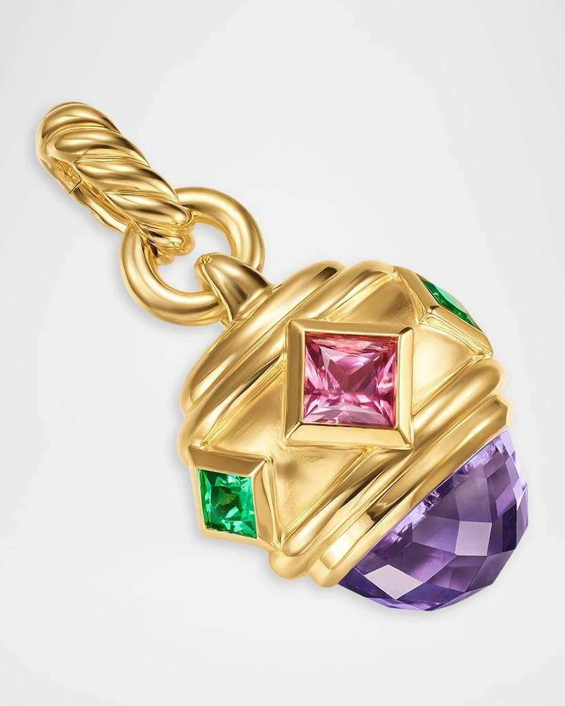 David Yurman Renaissance Amulet with Gemstones in 18K Gold 3
