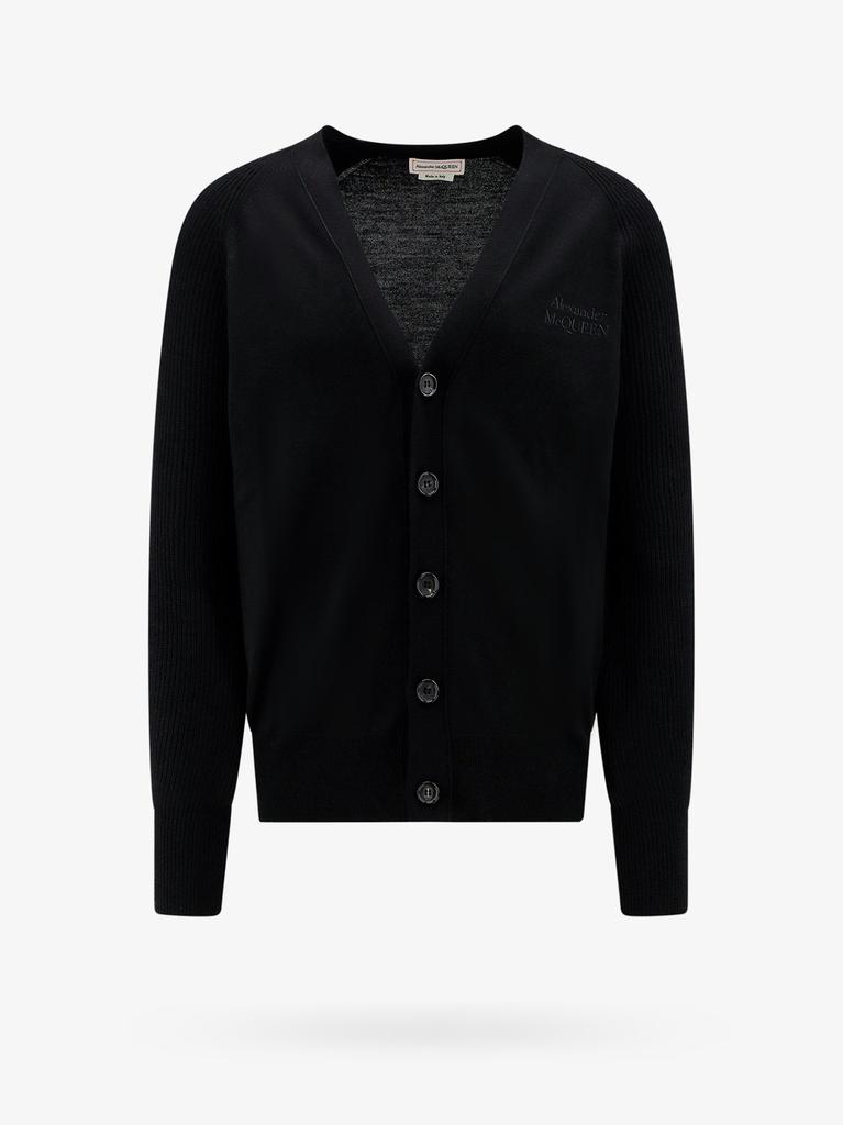 トップス ALEXANDRER McQUEEN / Blouson cardigan Alexander McQueen - High collar zipped cardigan black - The