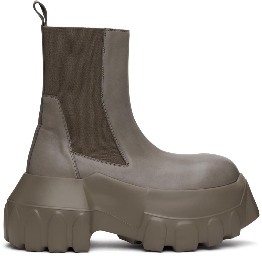 【正規品】Rick Owens ブラック Hollywood チェルシーブーツ Rick Owens: ブラック Hollywood Beatle Turbo Cyclops