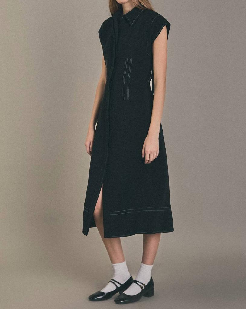 English Factory English Factory - Modern Structure Midi Dress