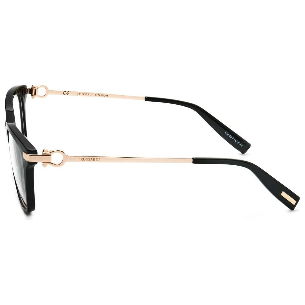 TRUSSARDI Trussardi Women's Black Cat-Eye Opticals 3