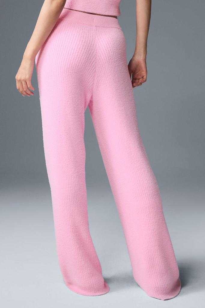 パンツ [Alo Yoga] Snuggle Up Sweater High-Waist Wide Leg Pant Snuggle Up Sweater High-Waist Wide Leg Pant - Black | ALO