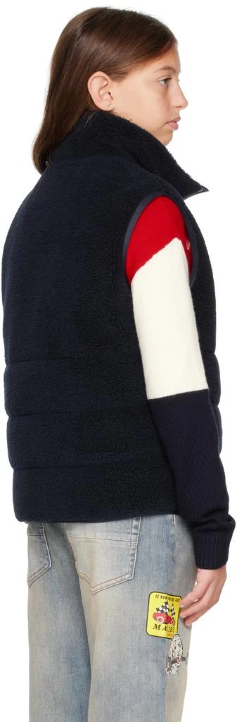 Moncler Big Kids Navy Orin Teddy Padded Vest 3