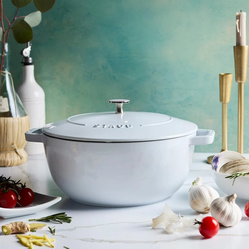 Staub Cast Iron Essential French Oven, Dutch Oven, 5-quart, serves 5-6, Made in France 5