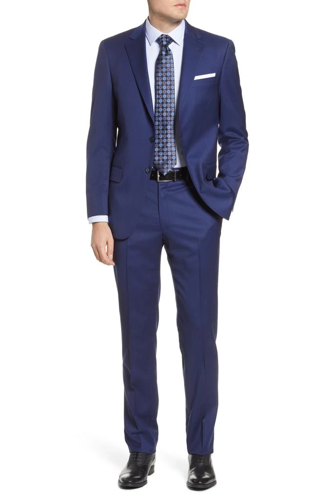 Hart Schaffner Marx New York Classic Fit Solid Stretch Wool Suit 1