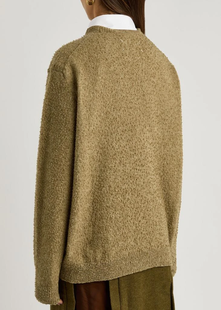 MAISON MARGIELA Textured wool-blend jumper 3