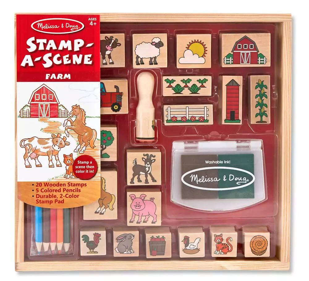 Melissa & Doug Stamp A Scene Farm 3
