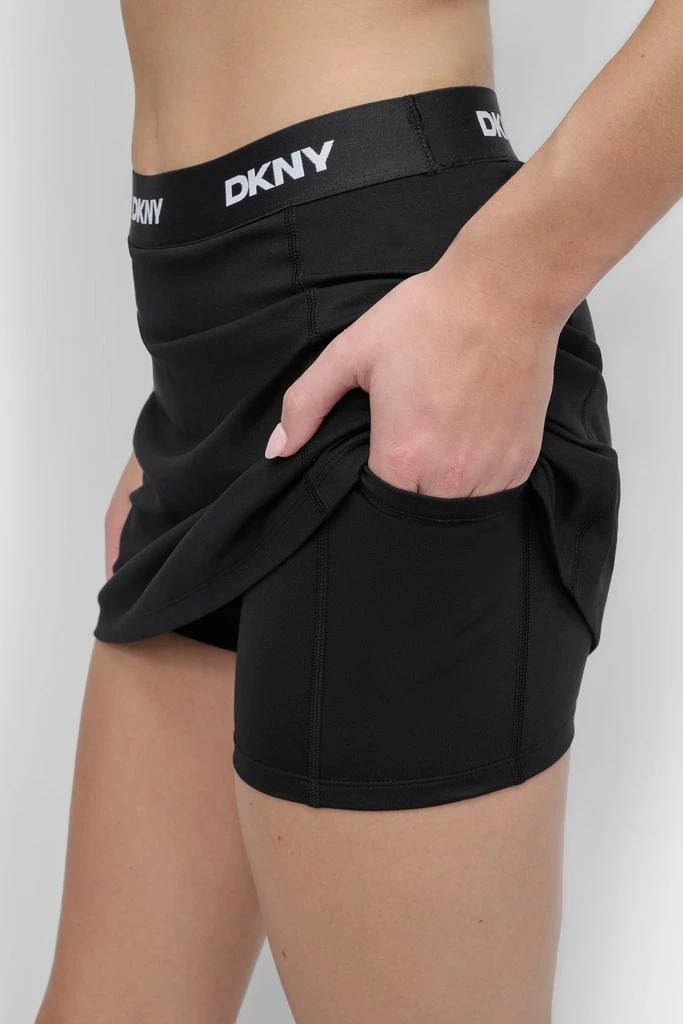 DKNY LOGO ELASTIC BALANCE COMPRESSION SKORT 4
